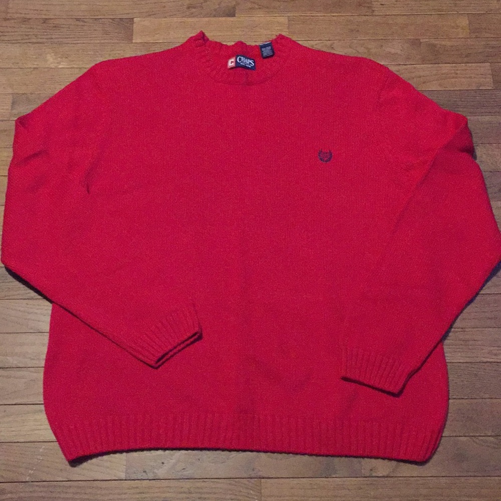 Chaps Classic Crew Neck Sweater - image 1
